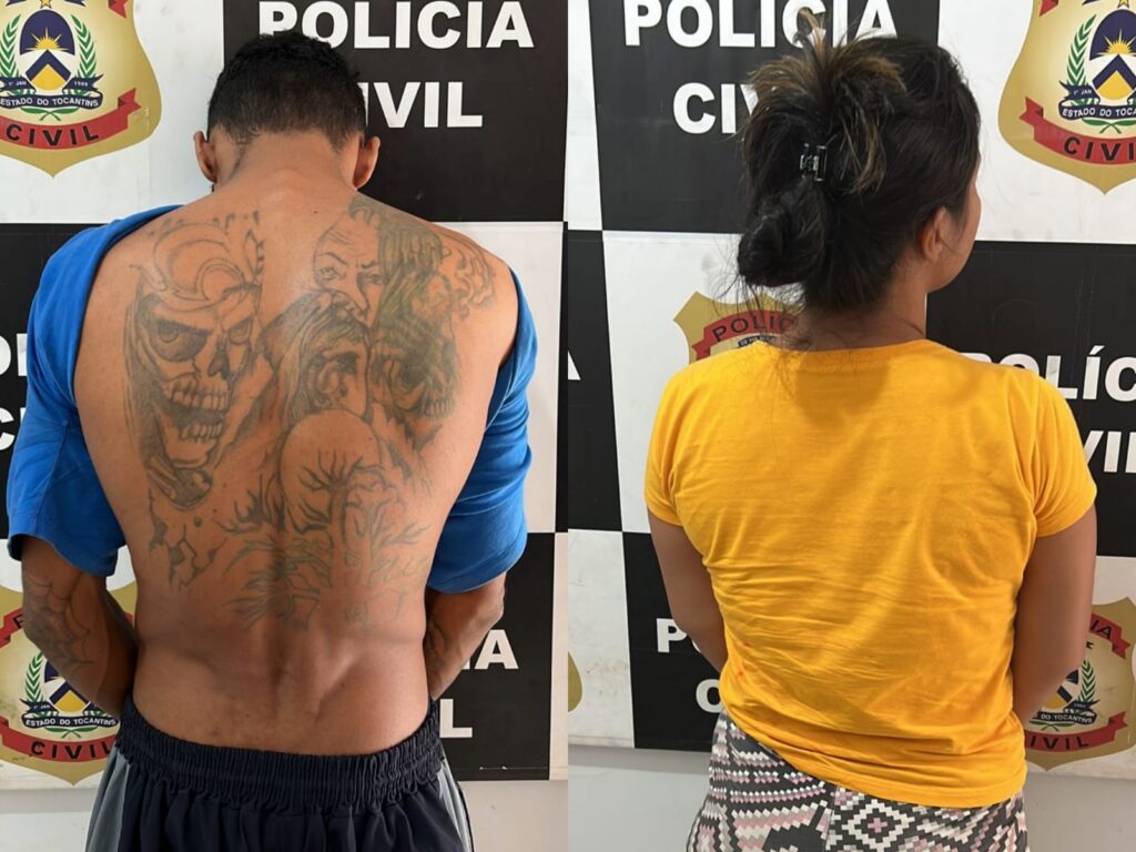 Mulher foragida da Justiça de Palmas, é presa pela Polícia Civil, em Gurupi; homem também é preso na ação