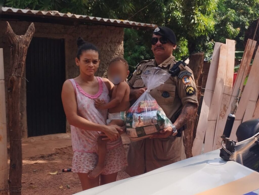 6° BPM entrega cestas básicas a famílias em vulnerabilidade social, na região sul de Palmas