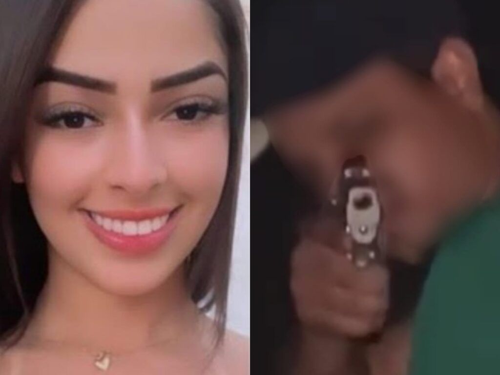 Jovem filma quando é atingida por tiro disparado pelo namorado em Jataí (GO); homem é preso pela PM