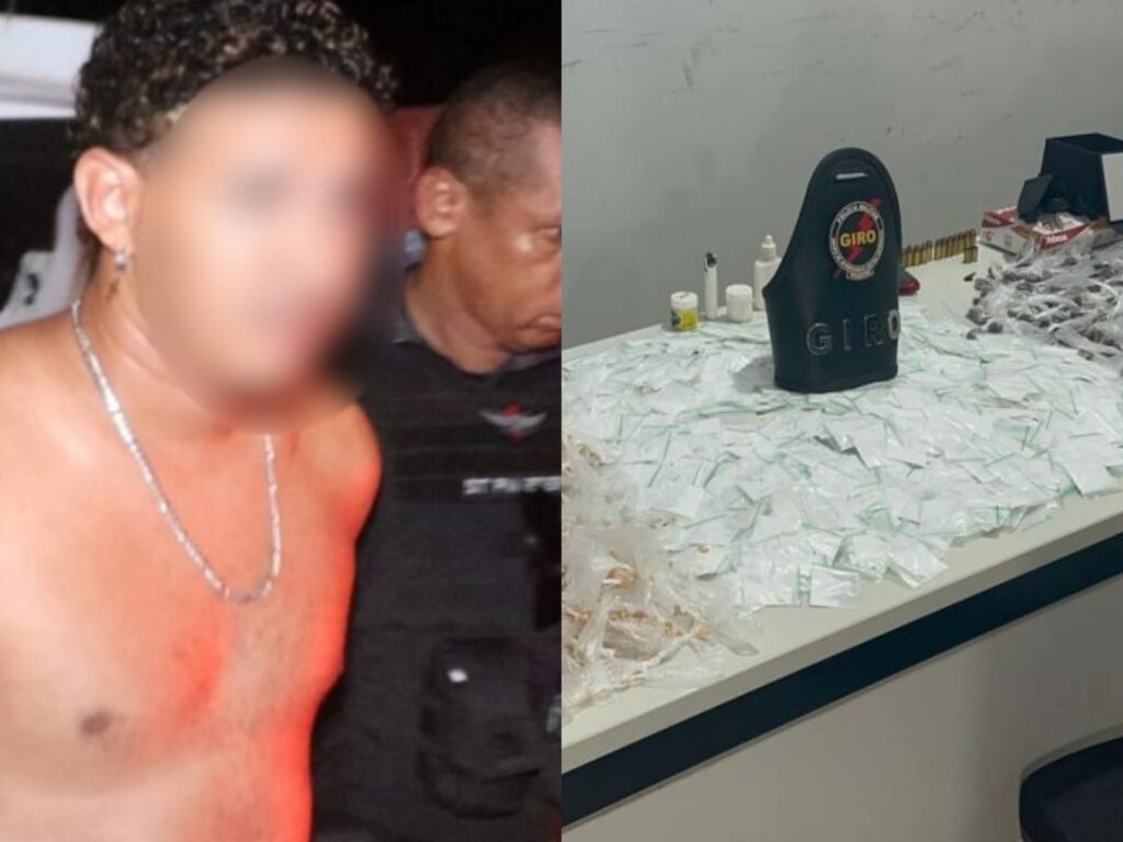 Mais de 2 mil porções de drogas são apreendidas pelo GIRO na região sul de Palmas; homem é preso