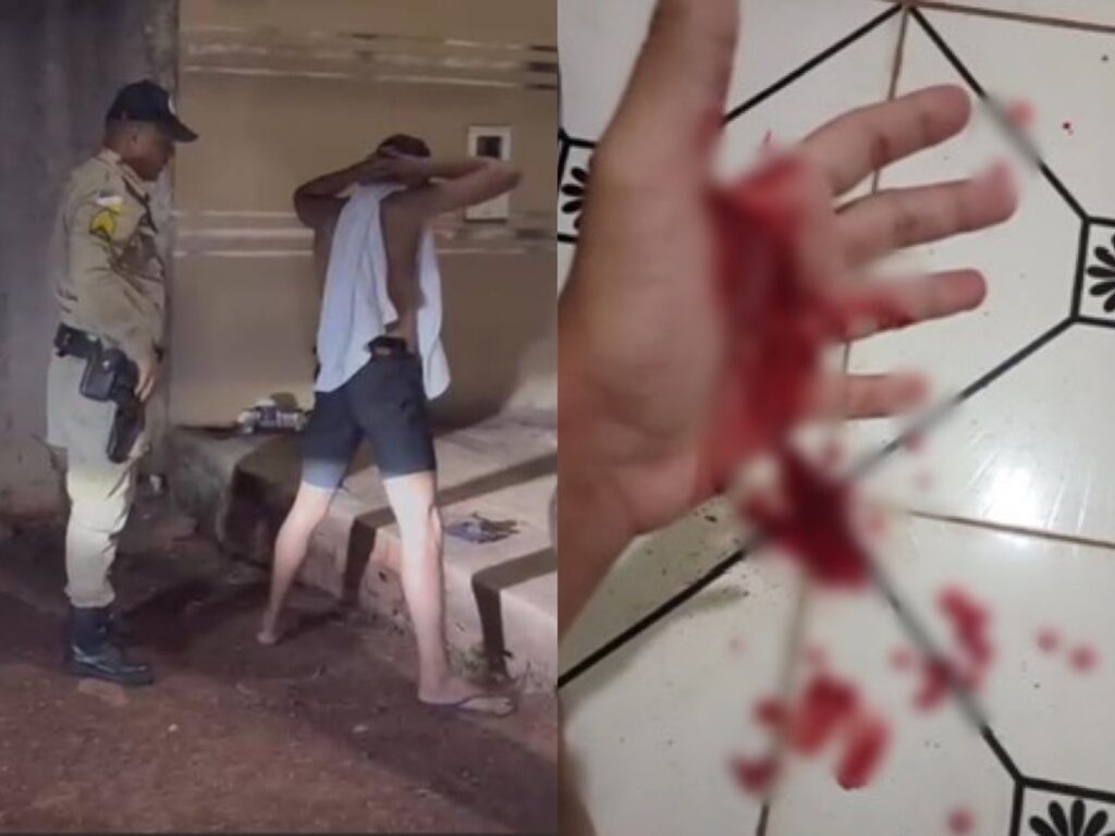 Suspeito de agredir a própria irmã na região sul de Palmas, homem é preso pelo 6º BPM