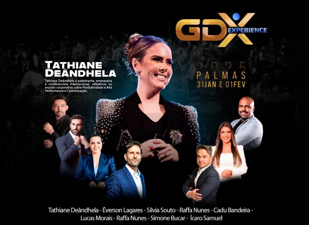 GDX Experience chega a Palmas com palestras inspiradoras e oportunidades para impulsionar carreiras e negócios