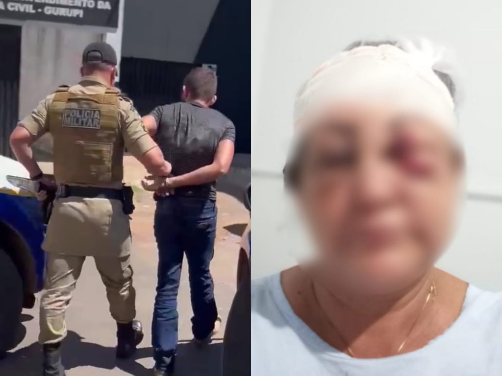 Homem é preso após agredir a mãe em Dueré; vítima ficou gravemente ferida