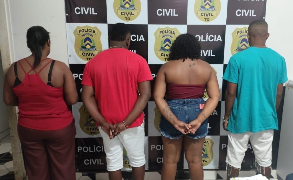 Quatro pessoas são presas após forneceram bebiba alcoólica para uma adolescente, em Paranã
