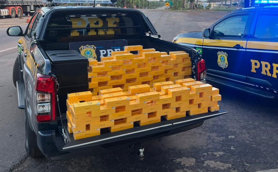 Mais de 170 celulares são apreendidos durante abordagem a um ônibus em Guaraí