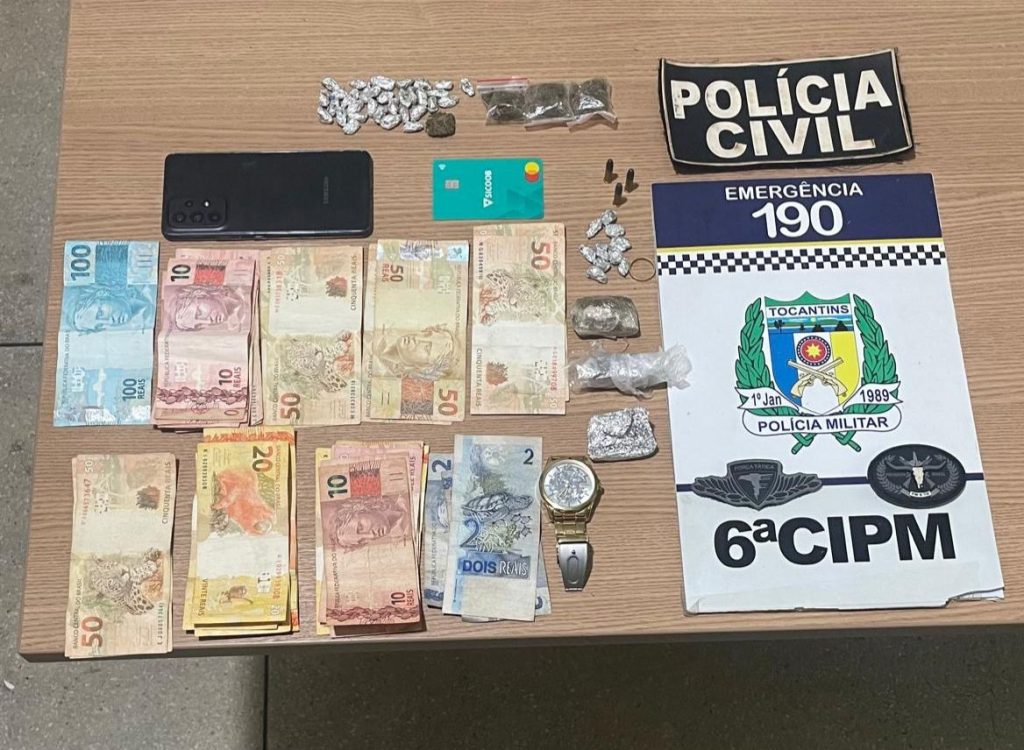 Em Miranorte, três homens são presos durante operação integrada contra o tráfico de drogas