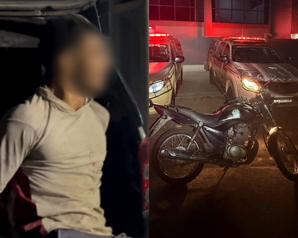 Força Tática recupera motocicleta furtada e conduz casal à delegacia na região sul de Palmas